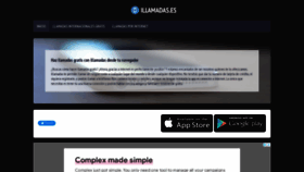 What Illamadas.es website looked like in 2022 (3 years ago)